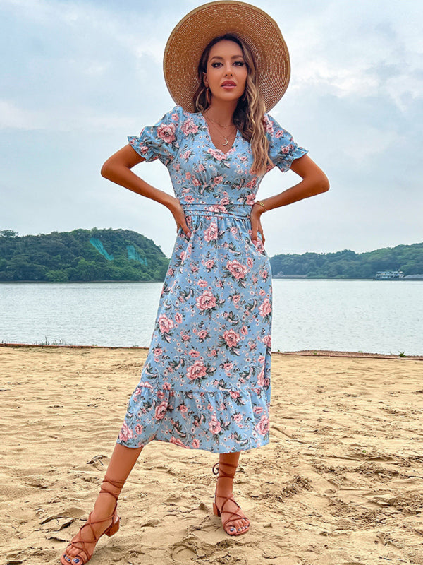 Slim summer European and American seaside holiday women's clothing