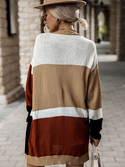 Long Sleeve Thin Knit Cardigan Sweater