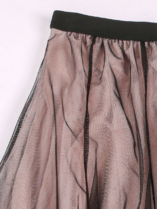 Women's A-Line Skirt Mid Length Skirt