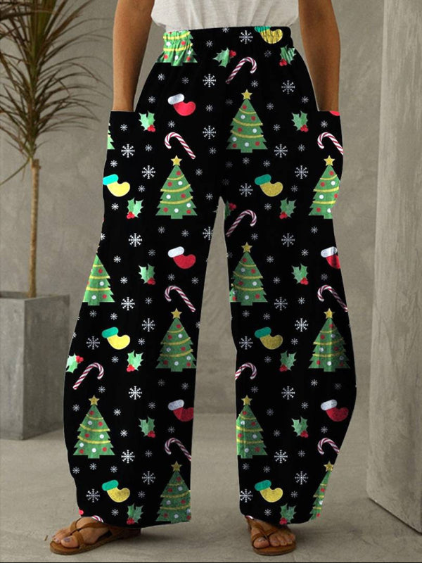 Women's Christmas 3D Digital Print Bloomers