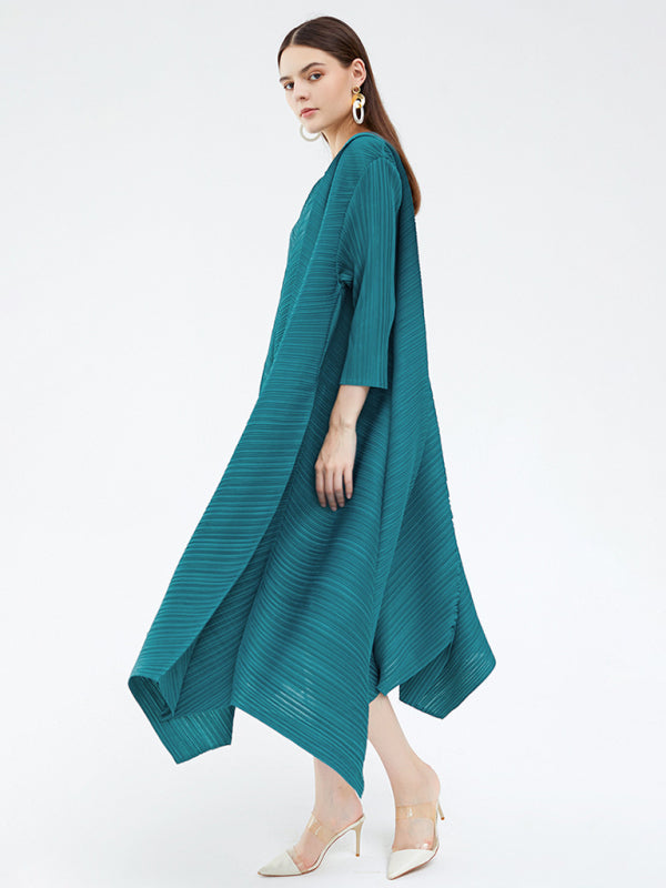 Women's 3/4 Sleeve Irregular Hem Dress