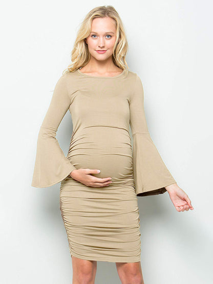 Pregnant women's loose one-piece dress casual dress